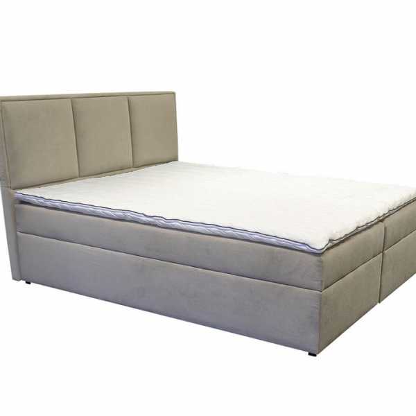 Green boxspring ágy 160