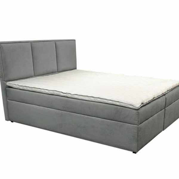 Green boxspring ágy 160