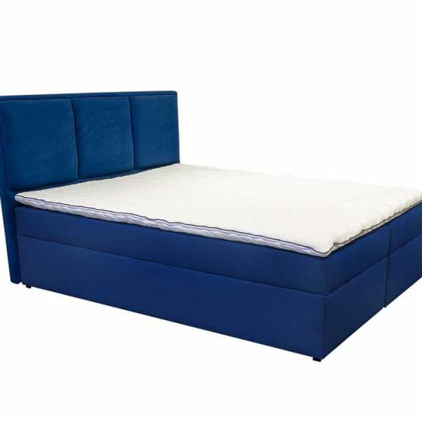 Green boxspring ágy 160