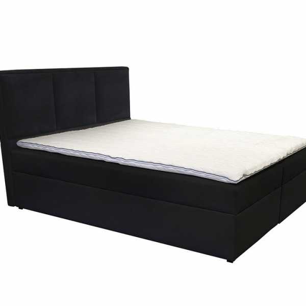 Green boxspring ágy 160